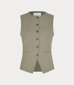 Samsoe Samsoe Saruma vest 14635 vetiver F25100037-170613TCX