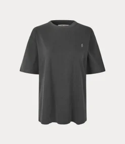 Samsoe Samsoe Sawandering t-shirt 15489 black wandering U25100024-CLR002138