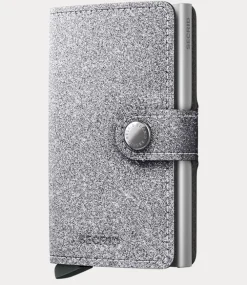 Secrid Miniwallet glitter silver M-GLITTER SILVER