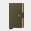 Secrid Miniwallet saffiano olive - MSa-OLIVE