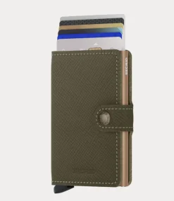 Secrid Miniwallet saffiano olive - MSa-OLIVE