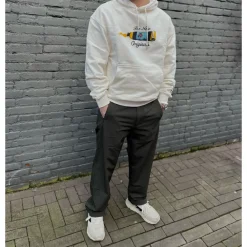 The New Originals 9 dots relaxed tech pant green 9DOTSPANT-GREEN