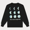 The New Originals 9 moon phases crewneck black 9 MOON-BLACK
