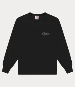 The New Originals 9 moon phases crewneck black 9 MOON-BLACK
