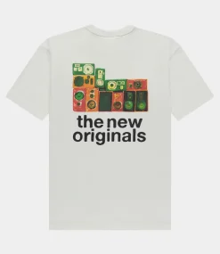 The New Originals Soundsystem tee white alyssum SOUNDSYSTEM-WHITE