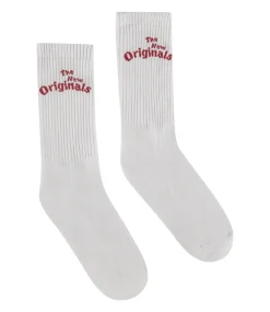The New Originals Workman socks white barbados cherry
