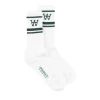 Wood Wood Con 2-pack socks white green 10009201-9517-0030
