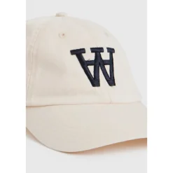 Wood Wood Eli embroidery cap off white 10000805-7083-0005