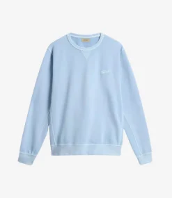 Woolrich Garment dyed crewneck flask CFWOSW0261MRUT4040-30133