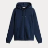 Woolrich Light fleece zip hoodie dream blue CFWOSW0273MRUT4041-3827