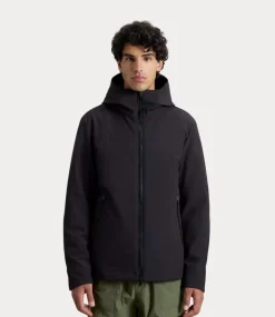 Woolrich Pacific soft shell jacket black CFWOOU1047MRUT3496-100