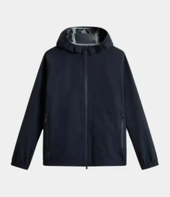 Woolrich Pacific two layers jacket melton blue CFWOOU1159MRUT4018-3989