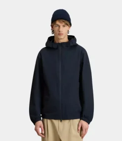 Woolrich Pacific two layers jacket melton blue CFWOOU1159MRUT4018-3989