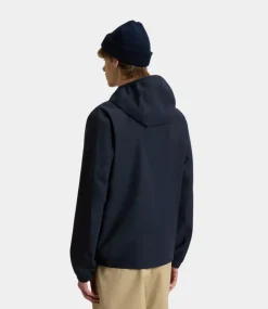 Woolrich Pacific two layers jacket melton blue CFWOOU1159MRUT4018-3989