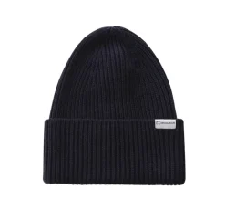 Woolrich Ribbed beanie dark blue CFWOAC0166MRUF0663-3034