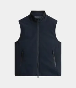 Woolrich Sailing two layers vest melton blue CFWOOU1158MRUT4018-3989
