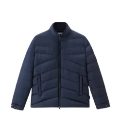 Woolrich Sundance down jacket melton blue