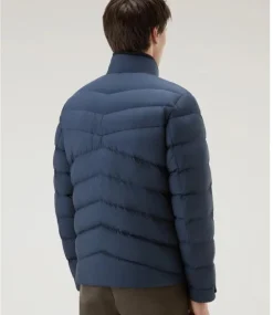 Woolrich Sundance down jacket melton blue