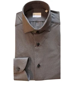 Xacus Active Shirt l/s brown ACT558ML 11460-053