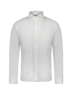 Xacus Linen Shirt l/s white 748ML/41195-001
